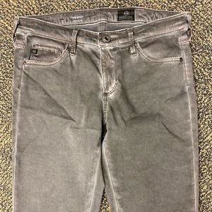 AG Adriano Goldschmied Charcoal Skinny Jeans